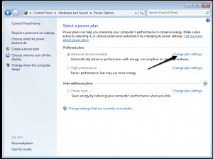 Change Plan Settings